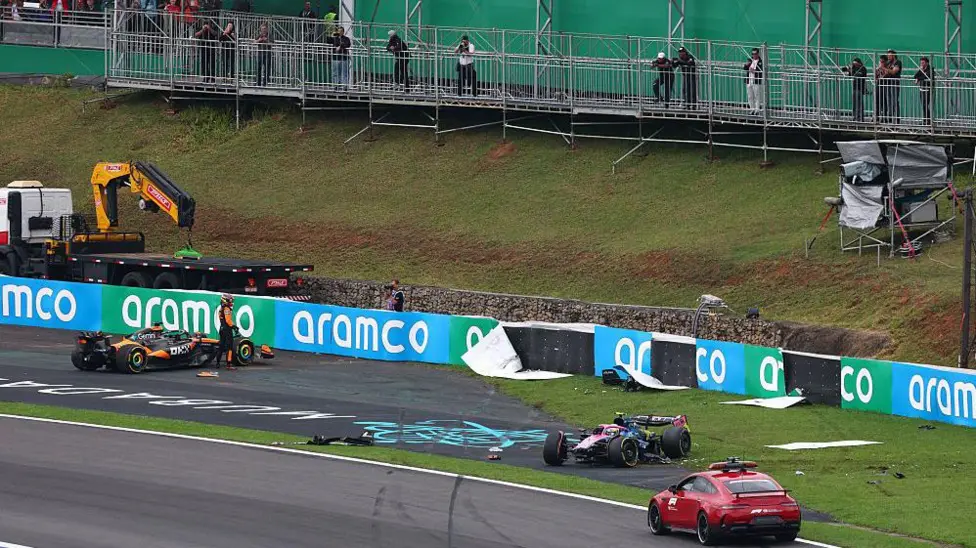 Incidents at Interlagos: Piastri Out as Norris Wins Brazil Sprint