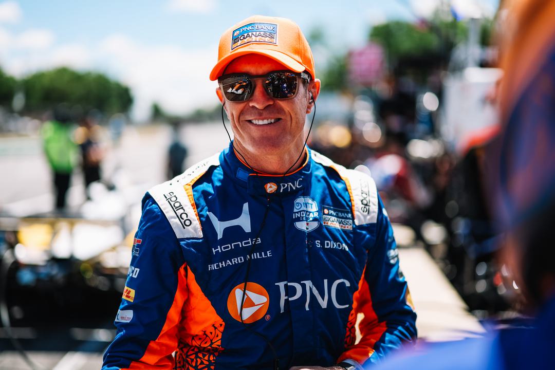 scott dixon at the INDYCAR Grand Prix at Road America